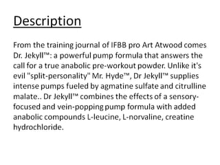 Dr jekyll pre workout