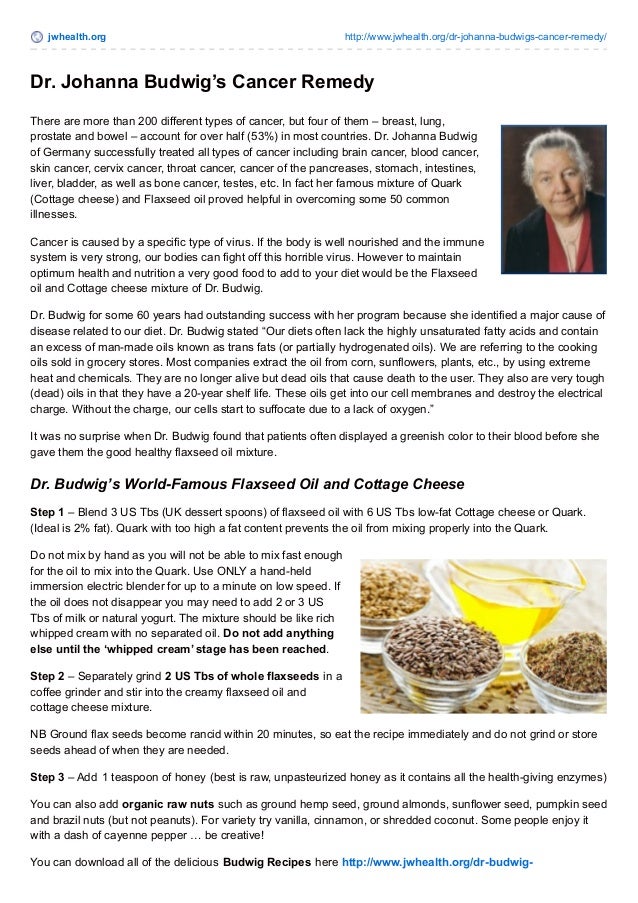 Johanna Budwig Quark Recipe Blog Dandk