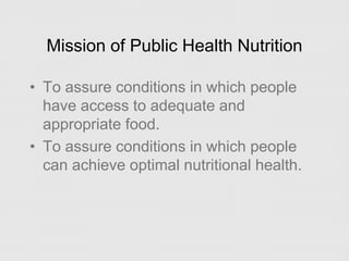 Dr Jonathan Spages - Core Functions of Public Health Nutrition | PPT