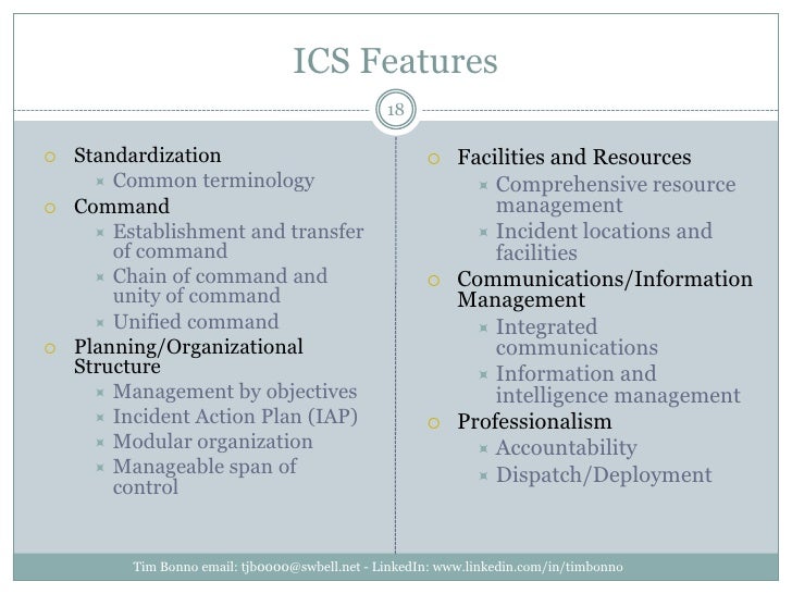NIMS? ICS? BCP? OMG!