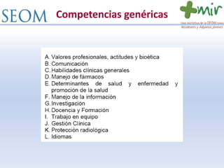 Competencias genéricas
 