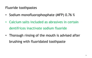 Mfp Toothpaste SPECIAL DENTAL PHARMACOLOGY.pptx