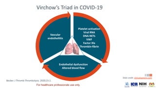 For healthcare professionals use only.
 