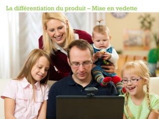La différentiation du produit – Mise en vedette
 