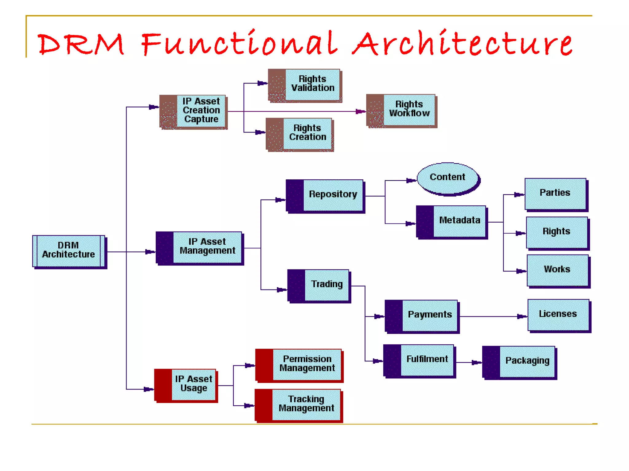 DRM Functional Architecture   