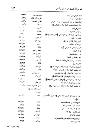 الدر المنثور في التفسير بالمأثور للإمام السيوطي 16،17