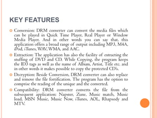 Drm converter | PPTX