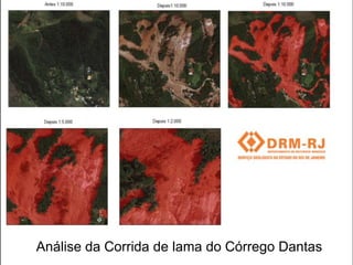 Análise da Corrida de lama do Córrego Dantas
 