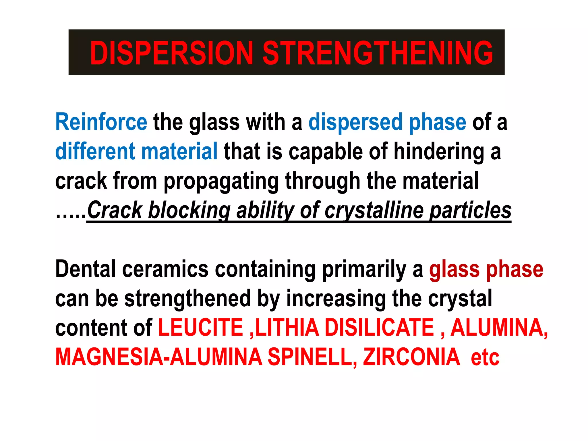 METHODS OF STRENGTHENING DENTAL CERAMICS - Dr MEENU MERRY C PAUL | PPTX