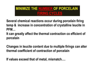 METHODS OF STRENGTHENING DENTAL CERAMICS - Dr MEENU MERRY C PAUL | PPTX