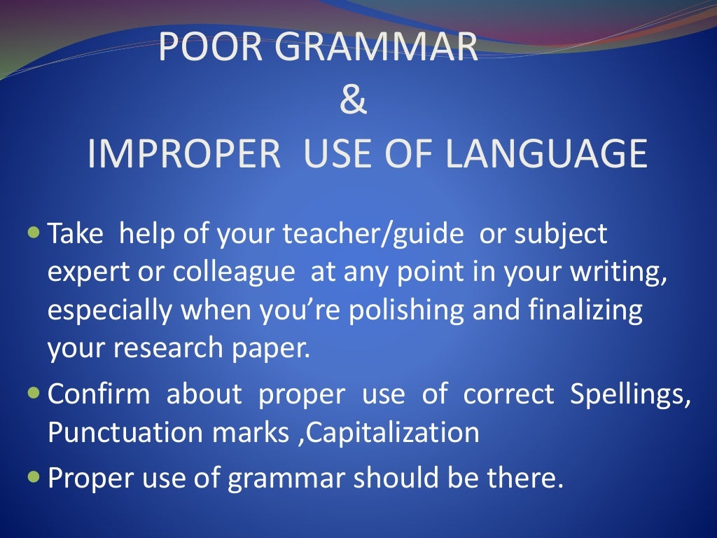 Research paper error picture