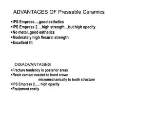 ALL CERAMIC RESTORATIONS-Dr MEENU MERRY C PAUL | PPTX