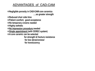 ALL CERAMIC RESTORATIONS-Dr MEENU MERRY C PAUL | PPTX