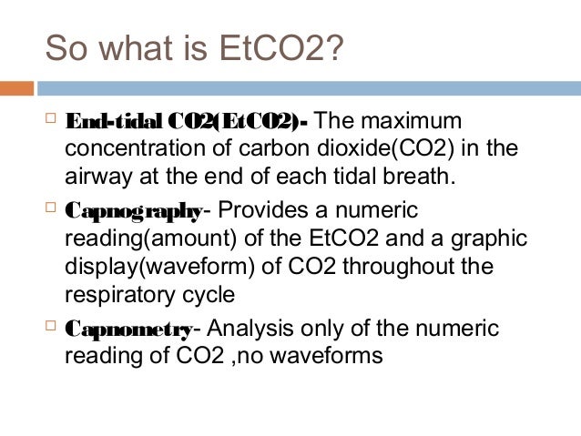 etco2 in non intubated patient a must in ed end tidal co2