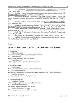 quality management of engineering and technology education application ...