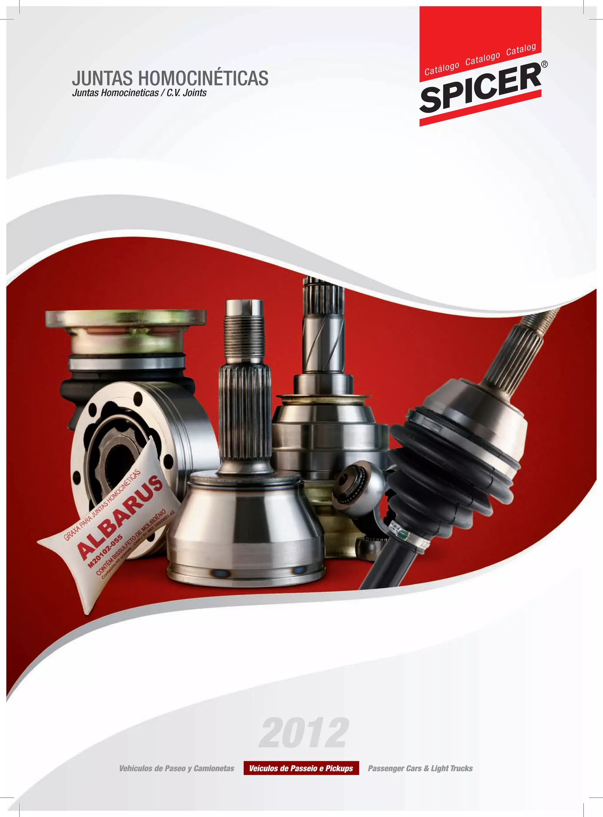 CATÁLOGO SPICER JUNTAS HOMOCINÉTICAS | PDF