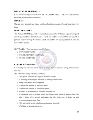 Railway Industrial Training Report | PDF