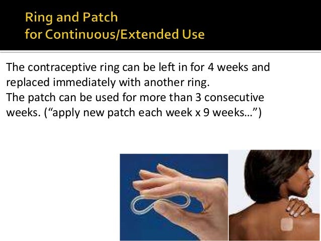 Prolonged continuous birth control use
