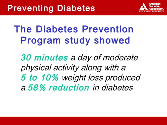 Prevention of Diabetes Mellitus | PPT