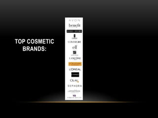 TOP COSMETIC
  BRANDS:
 