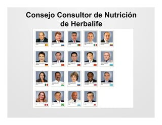 Consejo Consultor de Nutrición
de Herbalife
 