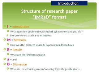 Idea to Submission of a research Paper .ppt
