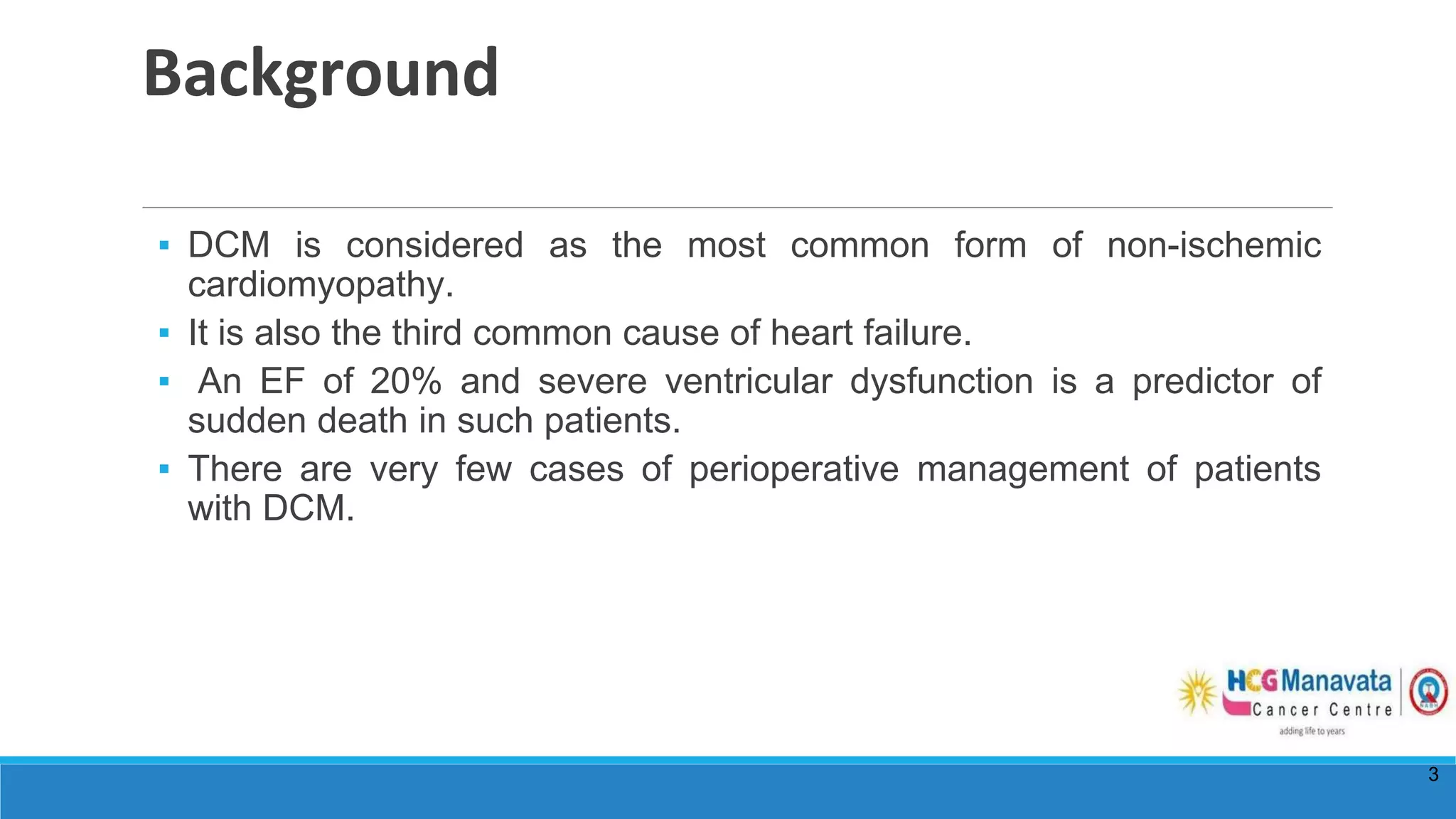 Dr nayana anaesthetic management of a case of dilated cardiomyopathy (1 ...