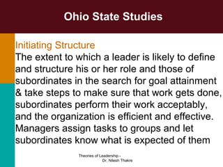 Theories of Leadership-Detail | PPT
