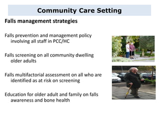 Bone Health, Falls Prevention and Falls Reduction Strategies - AIGNA ...
