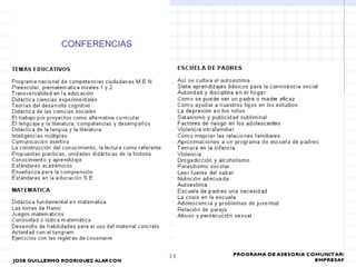 CONFERENCIAS 