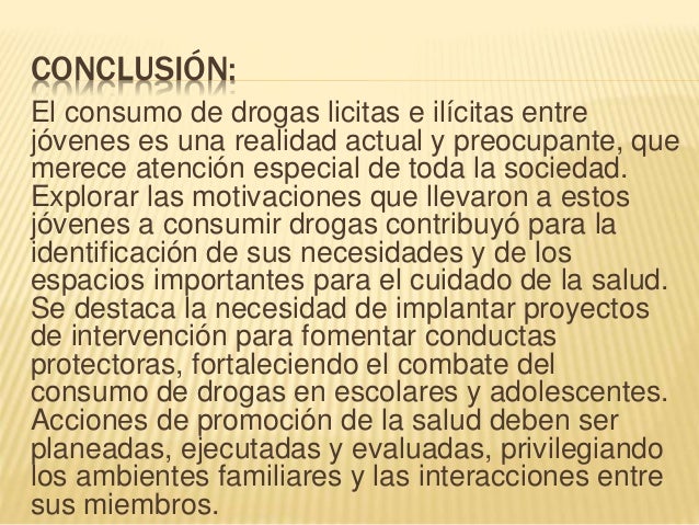 Drogadiccion en los adolescentes