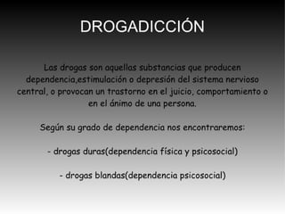 Drogadiccion maria