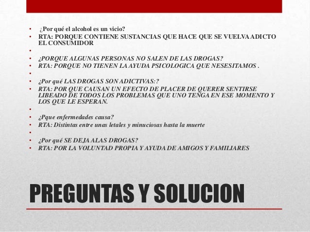 Drogadiccion y alcoholismo
