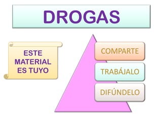 DROGAS ESTE MATERIAL  ES TUYO 