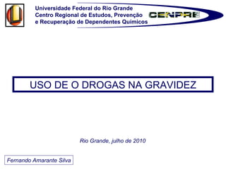 Drogas - Inalantes - CENPRE - Centro Regional de Estudos