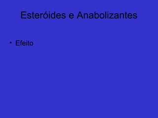 Efeitos Tóxicos
    Os dependentes do álcool podem
 desenvolver doenças do fígado (esteatose
 hepática, hepatite alcoólica e cirrose).
    Também são freqüentes problemas do
 aparelho digestivo (gastrite, síndrome de
 má absorção e pancreatite), no sistema
 cardiovascular (hipertensão e problemas no
 coração),polineurite alcoólica (caracterizada
 por dor, formigamento e câimbras nos
 membros inferiores)
 