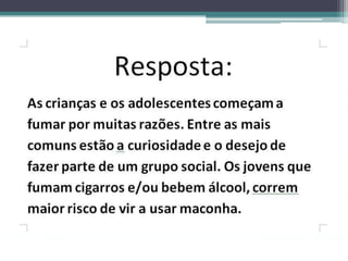 DROGAS E SUAS CONSEQUÊNCIAS-SLIDE