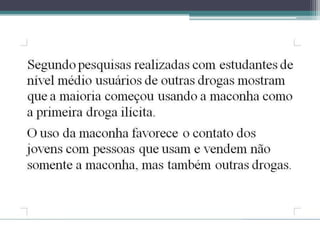 DROGAS E SUAS CONSEQUÊNCIAS-SLIDE