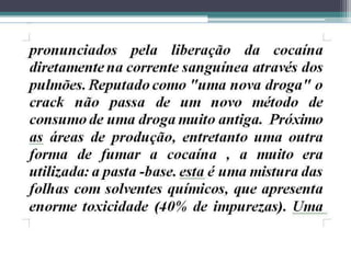 DROGAS E SUAS CONSEQUÊNCIAS-SLIDE