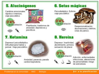 Problemas en la comunidad NM3 Biología
 