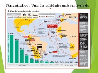 Narcotráfico: Uma das atividades mais rentáveis do
mundo
 