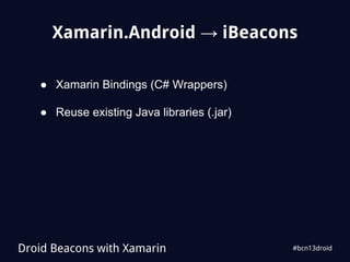Droid Beacons with Xamarin