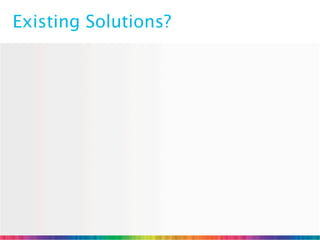Existing Solutions?
 