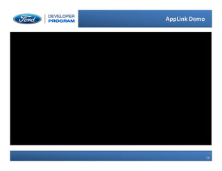 12
12
AppLink Demo
 