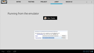 Running from the emulator
 