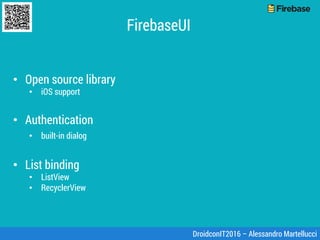 A realtime infrastructure for Android apps: Firebase may be what you need..and even more!