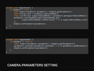 CAMERA.PARAMETERS SETTING 
 
