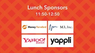 Lunch Sponsors
11:50-12:50
 