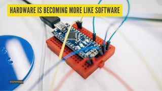 HARDWARE IS BECOMING MORE LIKE SOFTWARE
(CC)PhilFarugia
 