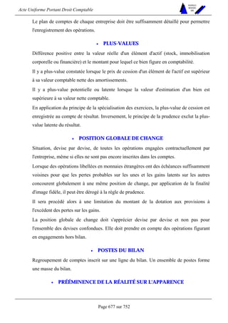 DROIT COMPTABLE OHADA